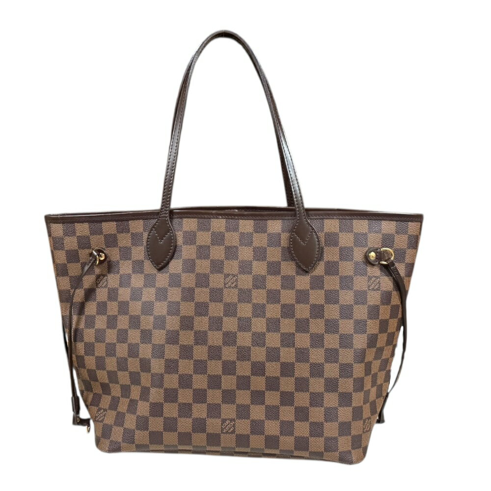ルイヴィトン ネヴァーフルMM ダミエ トートバッグ ルイヴィトン ダミエキャンバス N51105 ブラウン レディース LOUIS VUITTON 中古