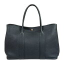 エルメス ガーデンパーティPM トートバッグ エルメス ネゴンダ ブラック レディース HERMES 中古