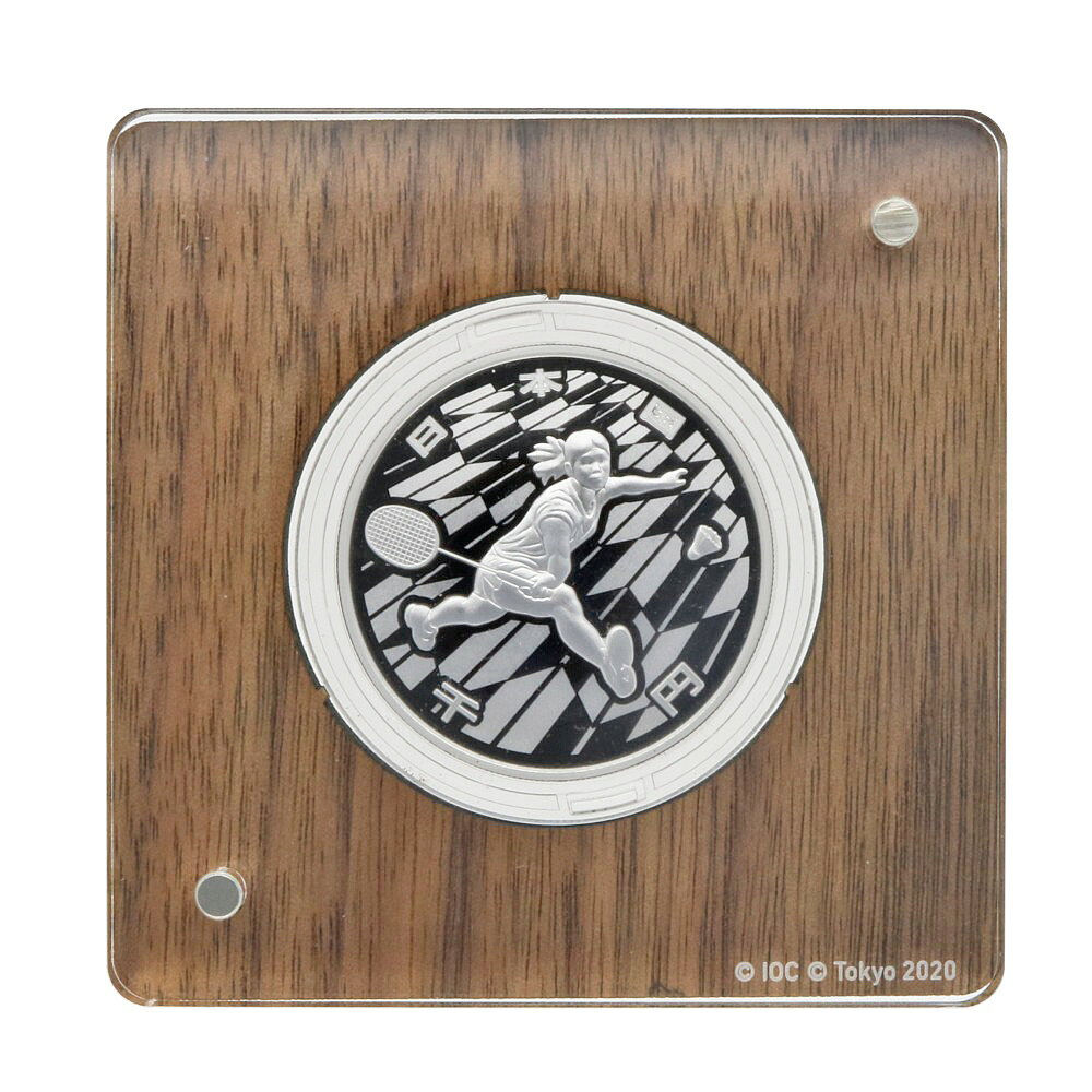 東京2020オリンピック競技大会記念千円銀貨幣プルーフ貨幣セット 「バドミントン」 純銀 平成31年 記念コイン 純銀 ユニセックス 中古東京2020オリンピッ...