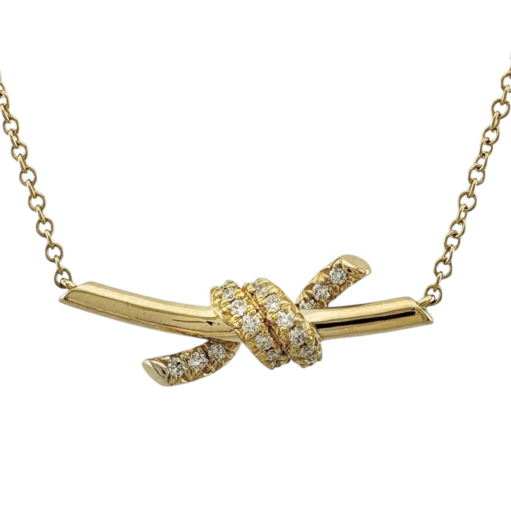 ティファニー ノット ネックレス ティファニー 18金 ダイヤモンド レディース TIFFANY&Co. 中古のサムネイル