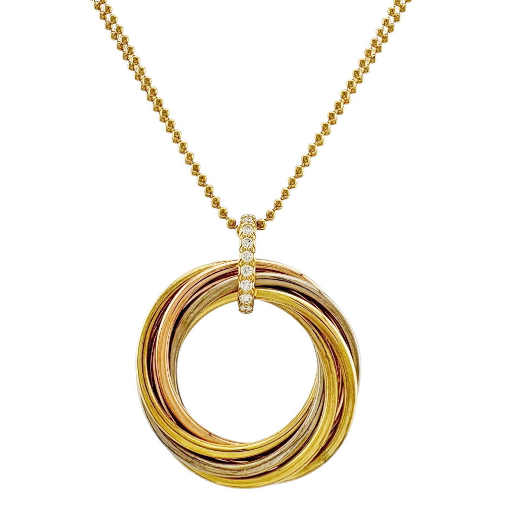 カルティエ トリニティ 7連 ネックレス カルティエ 18金 ダイヤモンド レディース CARTIER 中古のサムネイル