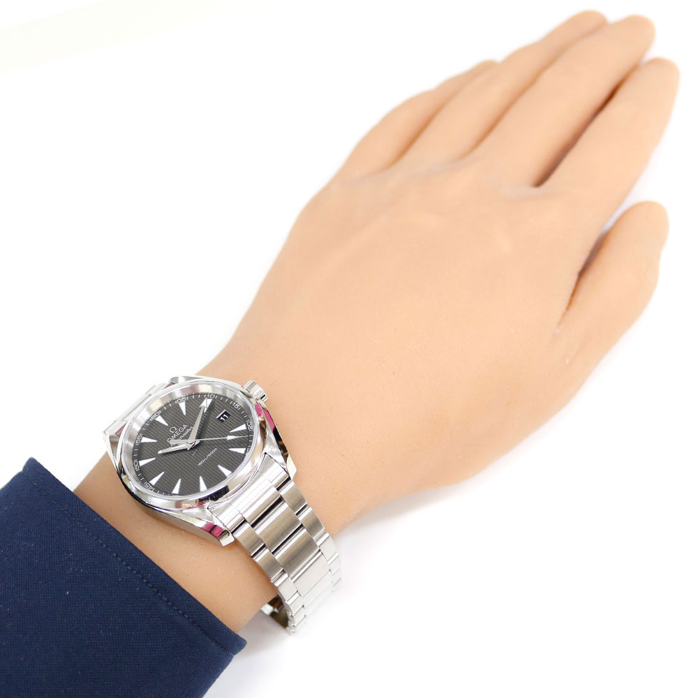 オメガ シーマスター アクアテラ 腕時計 時計 オメガ ステンレススチール 23110396006001 クオーツ メンズ 1年保証 OMEGA 中古150M