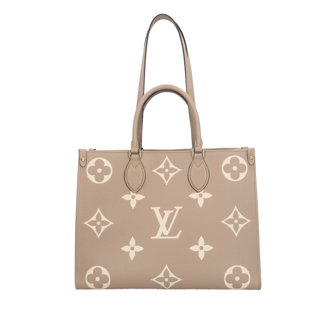 ルイヴィトン オンザゴーMM バイカラーモノグラムアンプラント ショルダーバッグ ルイヴィトン M45494 ベージュ ユニセックス LOUIS VUITTON 中古2wayのサムネイル