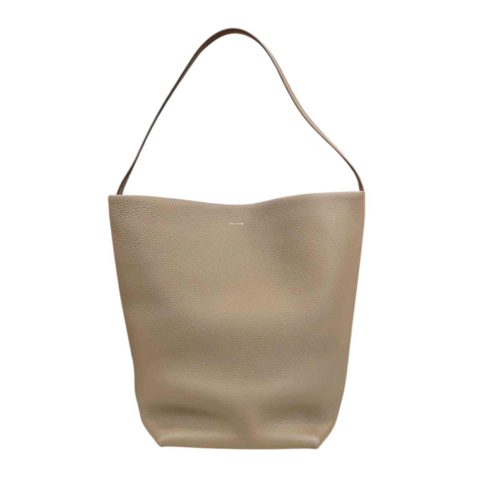 ザ ロウ LARGE N / S PARK TOTE トートバッグ ザ ロウ レザー ベージュ レディース The Row 中古