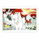 MOOMIN ムーミン Putinki カラーミニポスター コミック表紙絵7巻 プティンキ フィンランド 北欧 可愛い おしゃれ インテリアアート