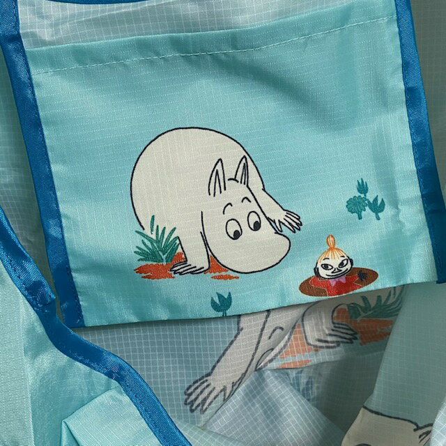 MOOMIN ムーミン グッズ エコバッグ くるくるショッピングバッグ お花畑 トートバッグ 大きめ リトルミイ 北欧雑貨 可愛い かわいい おしゃれ プレゼント ギフト 誕生日