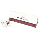 MOOMIN ムーミン クロス付き折りたたみメガネケース タータンチェック リトルミイ 眼鏡ケース めがねケース ハード 北欧 かわいい おしゃれ 雑貨 プレゼ...