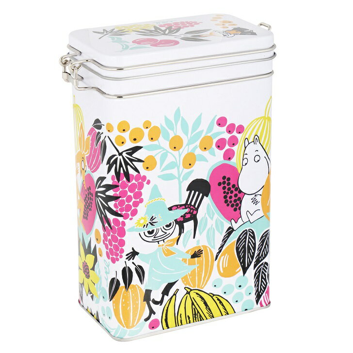 MOOMIN ムーミン コーヒー缶 パパイヤ Martinex マルティネックス フィンランド ブリキ缶 スズ コーヒーキャニスター 保存容器 北欧 可愛い おしゃれ プレゼント 誕生日 母の日 父の日 クリスマス Xmasのサムネイル