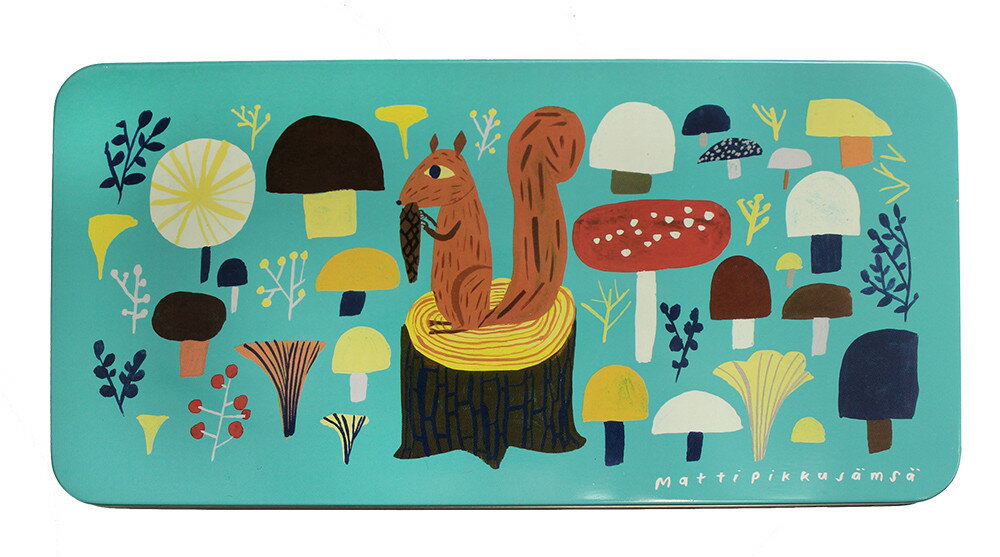 予約販売 本 フィンランドの人気イラストレーターマッティ ピックヤムサの可愛いイラストのブリキ缶 Matti Pikkujamsa マッティ ピックヤムサ ブリキtin Box 缶 ブリキ缶 小物入れ 蓋付き 収納 北欧デザイン フィンランド かわいい おしゃれ 北欧 雑貨 プレゼント ギフト