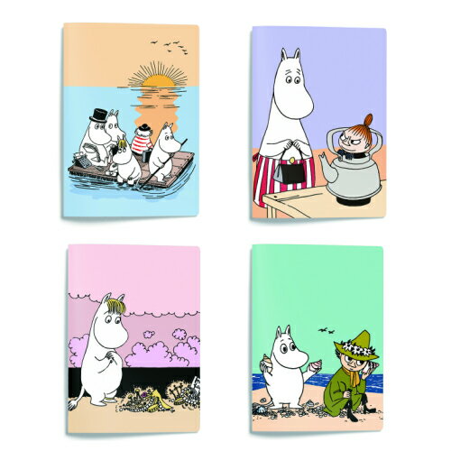 MOOMIN ムーミン グッズ 北欧 Putinki プティンキ A5ノートプック フィンランド 方眼 無地 リトルミイ ムーミンパパ ムーミンママ　フローレン スナフキン トゥティッキー かわいい おしゃれ 文房具 北欧雑貨