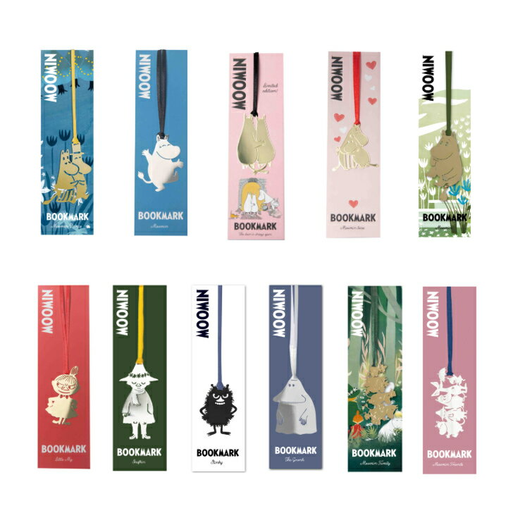 MOOMIN ムーミン ブックマーク Pluto Produkter PLUTO プルートプロダクター 栞 しおり 北欧 80th 80周年記念限定 プチギフト...