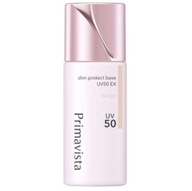 ●国内正規品 花王 プリマヴィスタ スキンプロテクトベース　皮脂くずれ防止　UV50　EX / ベージュ 化粧下地 耐汗 夏ケア 化粧品 スキンケア コスメ メイク 誕生日 記念日 母の日 プレゼント ギフト 彼女 妻 母 女性 人気 20代 30代 40代 50代 クリスマス　SPF50・PA+++