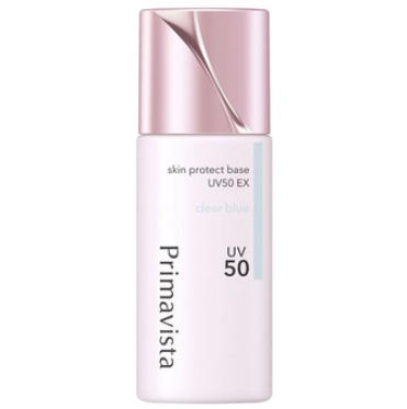 ●国内正規品 花王 プリマヴィスタ スキンプロテクトベース 皮脂くずれ防止 UV50 EX / クリアブルー 化粧下地 耐汗 夏ケア 化粧品 スキンケア コスメ...