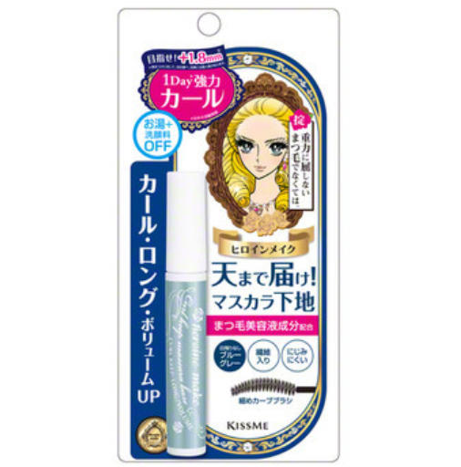 マスカラ前のひと塗りで強力カールキープとロング&ボリュームUPを叶えるマスカラ下地。落とすときはお湯でふやかしていつもの洗顔料で簡単OFF。どんなマスカラもなじみやすく、いつものマスカラをアップデートできます。まつ毛美容液成分配合。 ブルーグレー：白残りしないブルーグレー色。