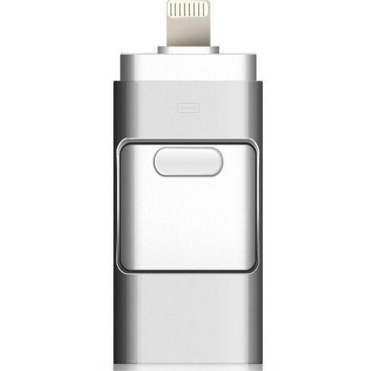 iPhone USBメモリ 64GB フラッシュドライブ OTGメモリー スライド式 データ転送 3in1 iPhone lighting/USB3.0/iOS/Android/PC 容量不足解消 1