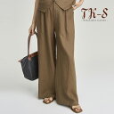 S~XL 涼感 上品ワイドパンツ レディース リネンパンツ 麻パンツ 亜麻 春 夏 涼しい ワンマイルウェア ボトムス パンツ 長ズボン ロングパンツ ワイド ...