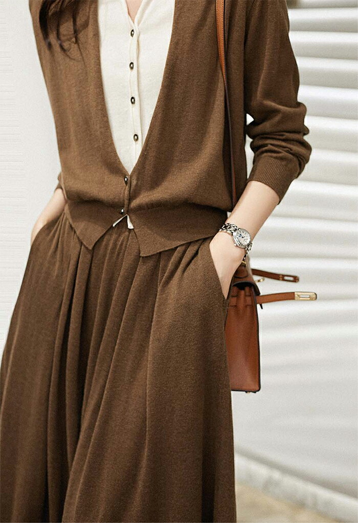 S~XL スカートセットアップ セットアップ ニット レディース ニットアップ ニットスカート ロング丈 フレアスカート 上下セット ロングスカート 長袖 きれいめ おしゃれ 伸縮性 ハイウェスト 着?せ 秋 冬 春 通勤 普段 デート お呼ばれ 食事会