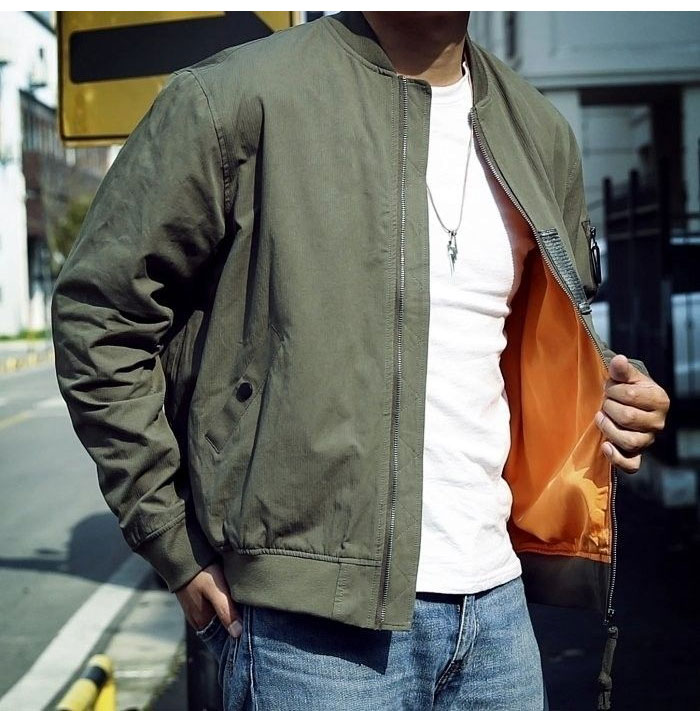 M~3XL ジャケット メンズ MA-1 撥水 軽量 アウター ショート丈 ブルゾン フライト ミリ
