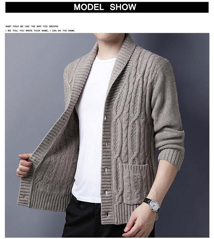 [M-4XL] カーディガン カジュアル ビジネス ニットカーディガン コート メンズジャケット 無地 羽織 キレイメ アウター メンズカーディガン セーター ニット生地 ショートコート 春秋冬 アウター ビジネス