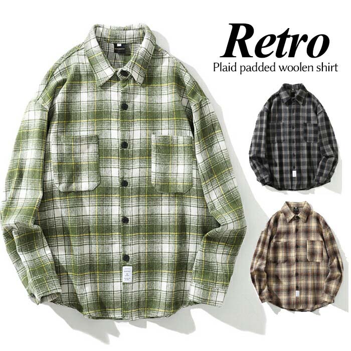 【スーパーSALE】チック柄シャツ　シャツ 　ジャケット　アウトドア　ワイシャツ　メンズ チェック　秋　冬　厚手 長袖 カジュアルシャツ ストレッチ おしゃれ 伸縮性 アウター 秋冬 秋服 形態安定 防寒 シャツ チェック柄 ゆったり メンズシャツ 長袖 半袖 カジュアル