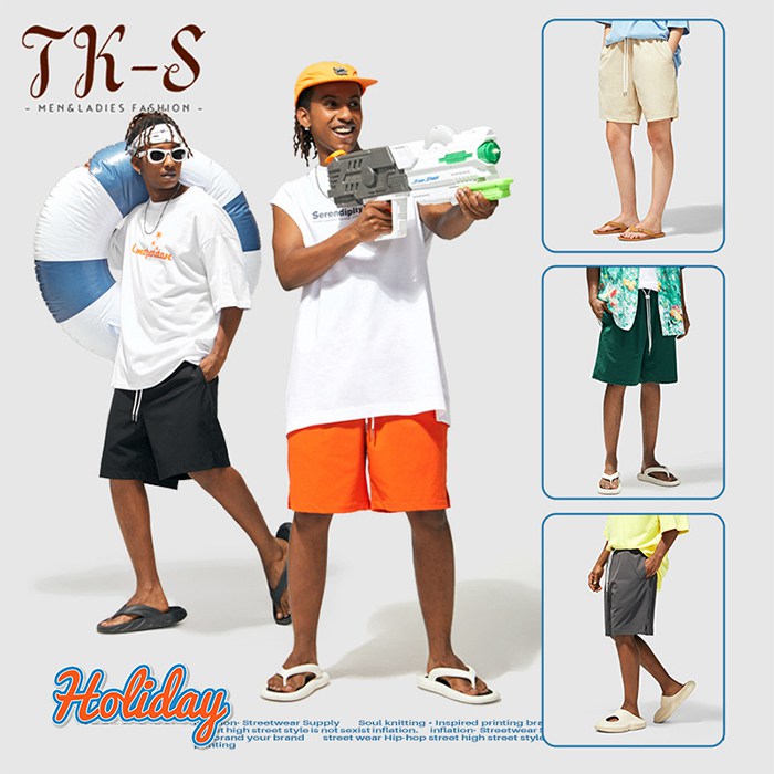 S~XL 水着 メンズ サーフパンツ 男女兼用 レディース 海パン サーフショーツ ボードショーツ ハーフパンツ 調節可能 腰紐 ウエストゴム ラッシュガード ミドル 膝上 ひざ丈 プール 海 海水浴 サーフィン サウナ おしゃれ 水陸両用 吸水速乾 無地 カラフル TK-S