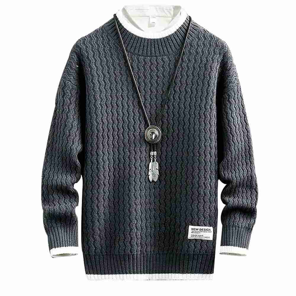 M~3XL セーター メンズ 普通タイプ/裏起毛タイプ 冬服 ニット シンプル ニットカジュアル 無