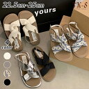 【半額セール】22.5~25cm フラットサンダル レディース ギャザー 美脚靴 歩きやすい 履きやすい 柔らかい ローヒール シンプル ビーチサンダル かわい...