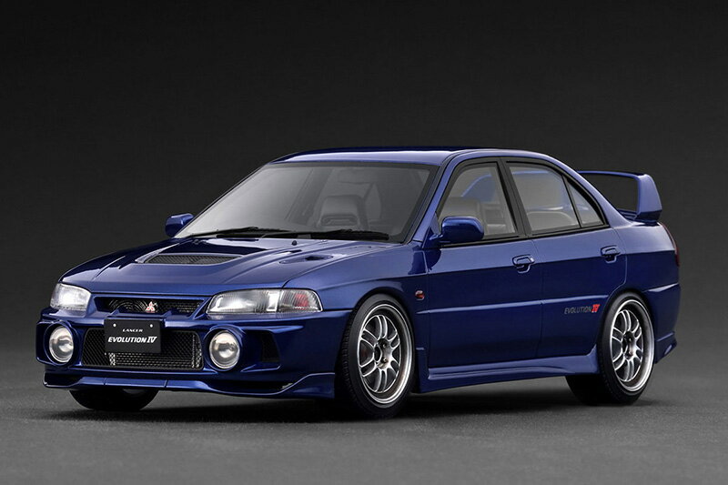 IG3784 　1/18　Mitsubishi LANCER EVOLUTION 4 (CN9A) Dark Blue
