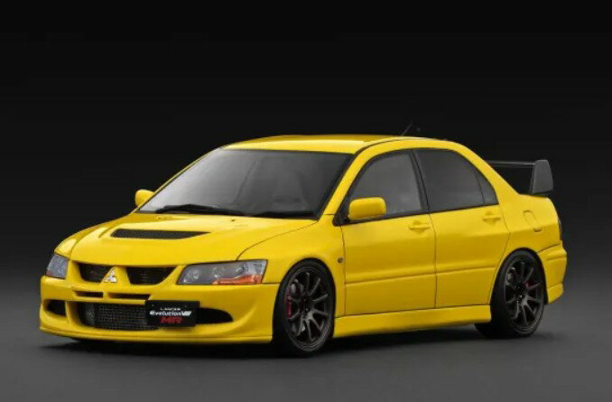 Rakuten - IG3837　1/18　Mitsubishi Lancer Evolution8 MR (CT9A) Yellow