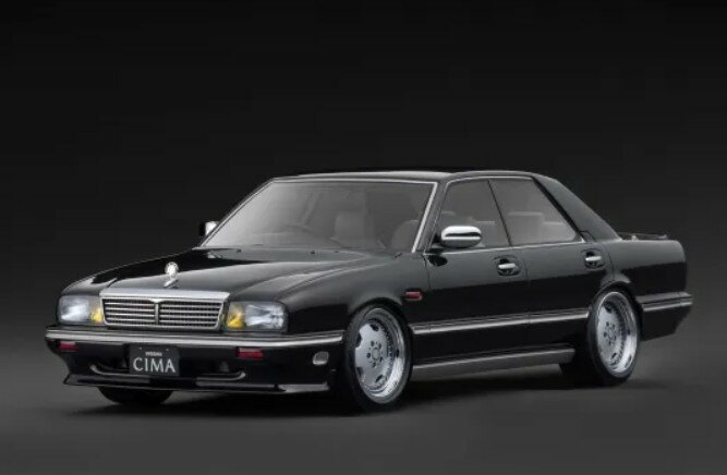 IG3904 1/18 NISSAN CEDRIC CIMA (Y31) Black