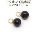 モリオン 約6mm シンプル チャーム 1ペア 黒水晶 クリスタル パワーストーン ピアス ネックレス ペンダント アクセサリー キーホルダー パーツ 【 送料込み ポイント消化 プチプラ 厄除け 魔除け 】