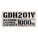 送料無料 最大積載量 GDH201V トヨタ ハイエース TOYOTA HIACE カッティングステッカー ステッカー シール ミリタリー ドレスアップ カスタム パーツ 世田谷ベース スタンス アメ車 USDM JDM仕様 軽トラ 軽バン トラック おしゃれ かっこいい