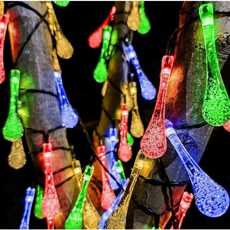 ★タイムセール 【送料無料】 イルミネーションライト ソーラーパネル 5M 20灯 カラフル 防水 2モード 夜間自動点灯 お部屋 庭 お店 クリスマス アウト...