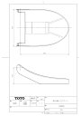 【TCM6898 #SR2】 《TKF》 TOTO 便ふた組品（エロンゲート） ωγ0