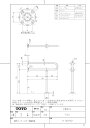 【T 112CP22 #DB9】 《TKF》 TOTO 腰掛便器用手すり P型 ディープブルー ωγ0(3)