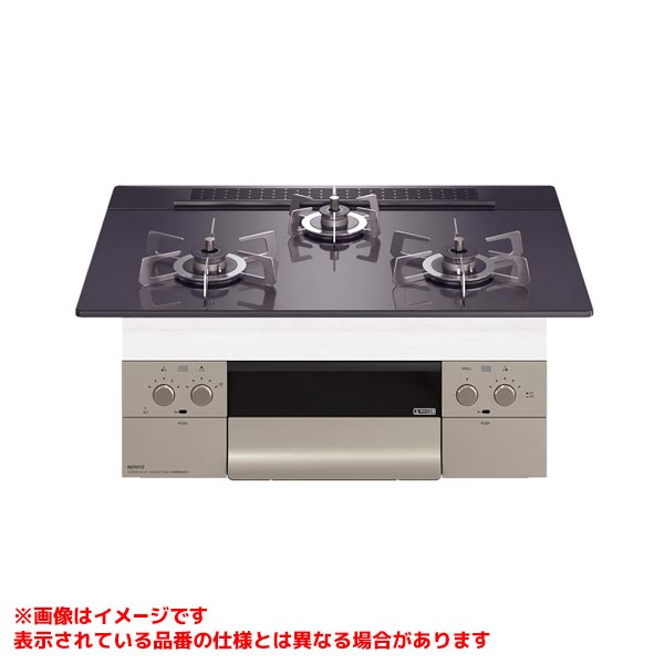メーカー希望小売価格はメーカーカタログに基づいて掲載しています基本スペックブランド:ノーリツ製造元:ハーマン開口寸法:W560mm×D460mm機器高さ:220mmトッププレート種類:ガラス(ブラックパール)トッププレートサイズ:750mm 親水アクアコートトッププレート備考:親水アクアコートゴトク:ステンレスフェイス:シルキーステンレスコンロ数:3コンロバーナー:W高火力グリル(種類):無水両面焼グリル(サイズ):ワイド焼網:フッ素受け皿:アルミ+クリアコートガス配管接続位置:左後方ガス接続口(下):Rc1/2(メネジ)オーブン接続口(後方):M24クイック外形寸法:H271mm×W596mm×D492mmグリル有効寸法:H60mm×W258mm×D323.5mm質量:25kg ロティプレート:1Kg質量(備考):ロティプレート:1Kg電源:アルカリ乾電池単1形-2個ガス消費量:全点火時LP:9.44kW(0.677kg/h)13A:9.44kW(8120kcal/h)