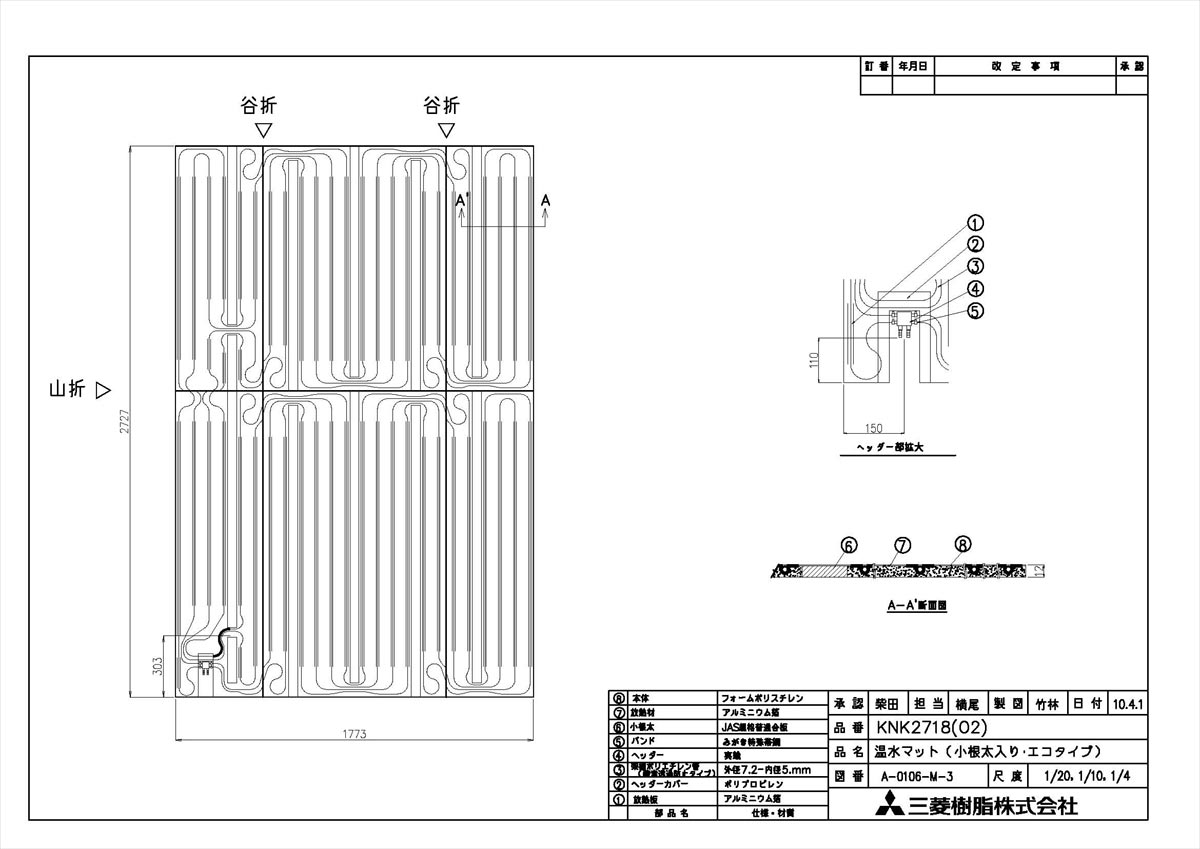 【KNK2718C】 《TKF》 リンナイ 給湯暖房端末 温水マット ωα1