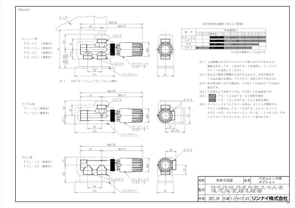 【FS-2C】 《TKF》 リンナイ 給湯暖房端末 バルブボディ ωα1