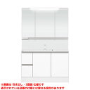【XGQC120FSABTM XGQC12D5HYG□】 《TKF》 パナソニック Cライン スタンダード 1200mm 引き出し マルチシングルレバーシャワー メタル 木製3面鏡 照明なし ωκ0(4)