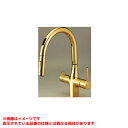 【KM6091SCECG】 《TKF》 KVK ビルトイン浄水器用シングルシャワー付混合栓(センサー付)(eレバー) 金めっき ωζ0