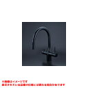 【KM6091SCECM5】 《TKF》 KVK ビルトイン浄水器用シングルシャワー付混合栓(センサー付)(eレバー) マットブラック ωζ0