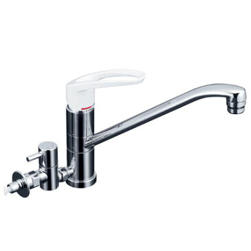 【KM5041HTU】 《TKF》 KVK 食器洗い乾燥機・浄水器対応 流し台用シングルレバー式混合栓(給湯接続専用・回転分岐止水栓付) ωζ0