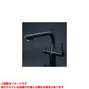 【KM6121SCECM5】 《TKF》 KVK 浄水器付シングルレバー式シャワー付混合栓(eレバー)マットブラック ωζ0