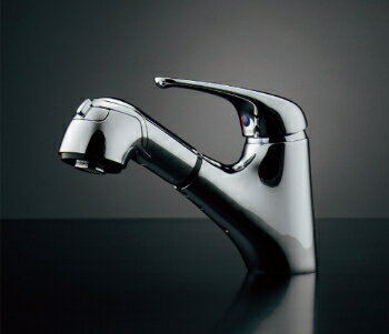 【184-022K】 《TKF》 カクダイ シングルレバー引出し混合栓 ωσ0