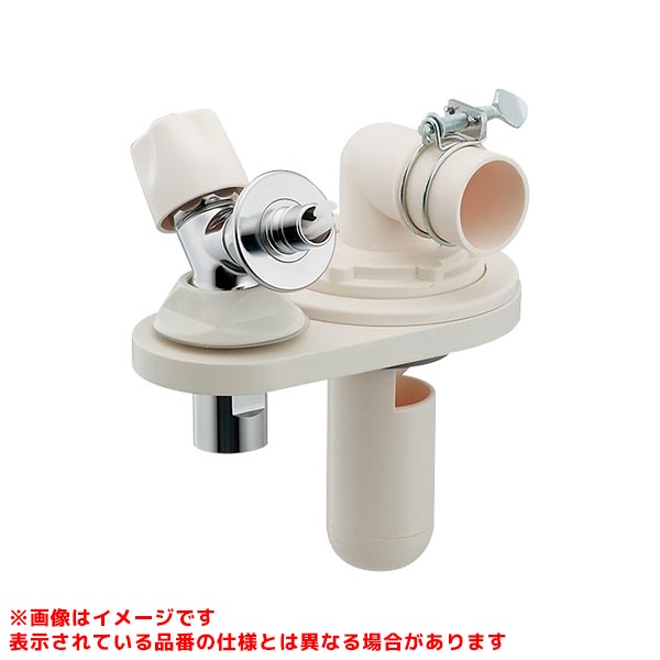 メーカー希望小売価格はメーカーカタログに基づいて掲載しています嵩上げ用洗濯機排水トラップ(水栓つき)品番:426-040箱 / 梱:- / -JAN:4972353039951総合カタログ:P.383 P.670 材質:ABS、PVC、鋼説明文:●呼50VP・VU管兼用●洗濯機トラップを10ミリかさ上げでき、床下寸法がないときの排水勾配確保に有効●自動閉止機構付き●洗濯機給水ホース2m・専用ユニット取出し金具付き●インナー・キャップ・ビス付き●付属のインナーで、軟質ホースに対応