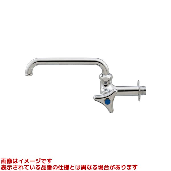 【707-617-13】 《TKF》 カクダイ 胴長横形自在水栓 ωσ0