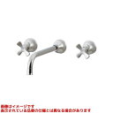 【125-005】 《TKF》 カクダイ 壁付2ハンドル混合栓 ωσ0
