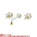【125-006】 《TKF》 カクダイ 壁付2ハンドル混合栓 ωσ0