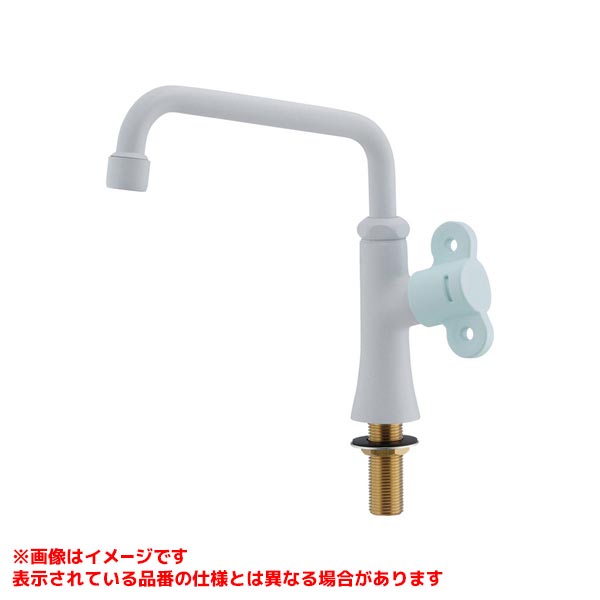 【700-740-B】 《TKF》 カクダイ 泡沫立形自在水栓 フロストミント ωσ0