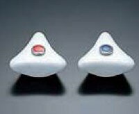 【A-072-2】 《TKF》 リクシル オプションパーツ ハンドル 陶器製三角ハンドル（赤ビス付） ωη0